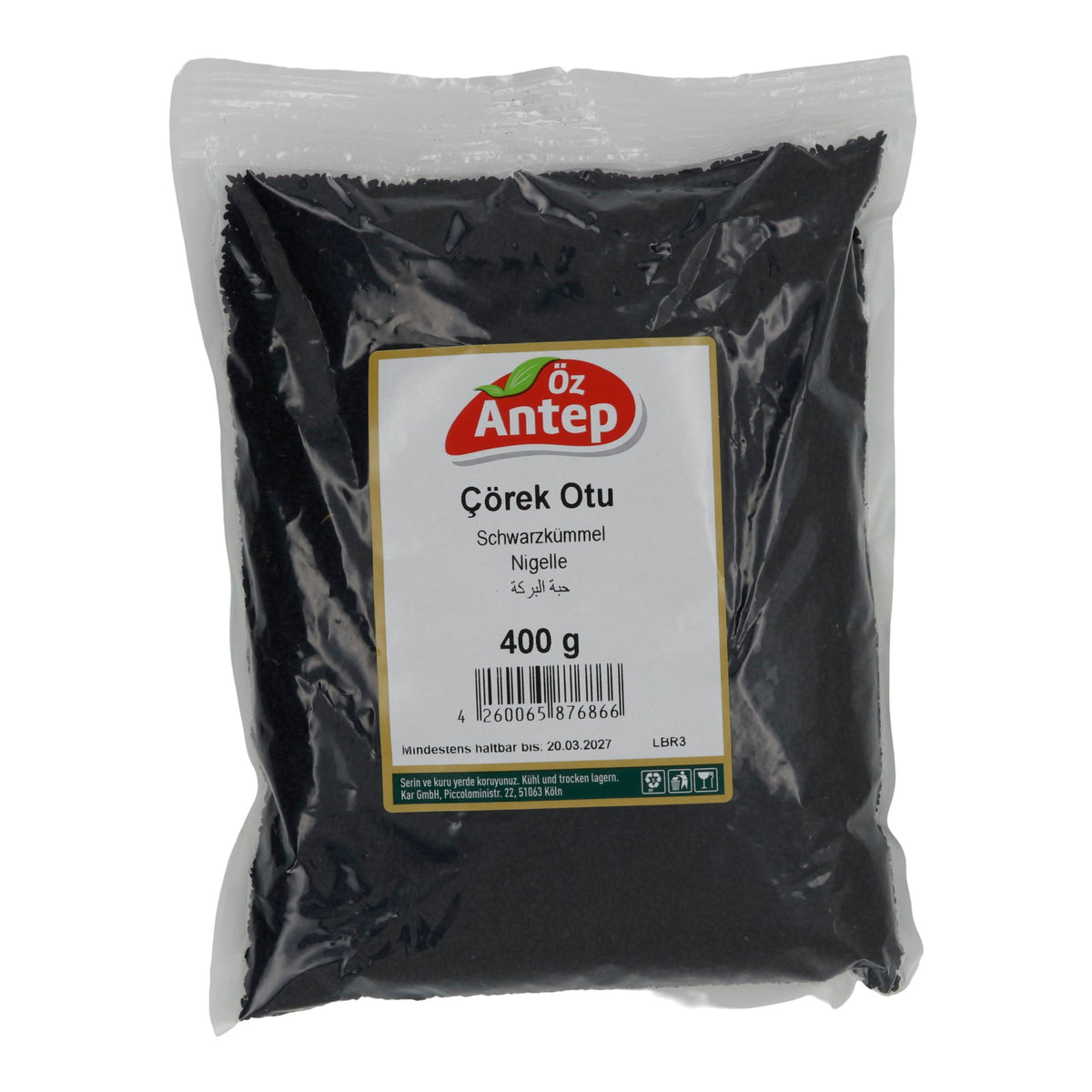 Schwarzkümmel Öz Antep Çörek Otu | Gewürz | 400 g