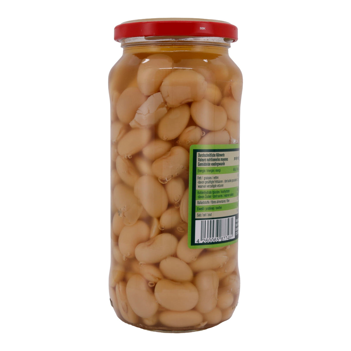 Weiße Riesenbohnen Dere | Bohnen | Gekocht, hochwertig und vielseitig | 580 g DERE