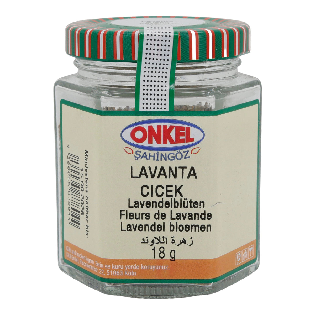Lavanta Çiçek ONKEL | Kräuter | Getrocknete Lavendelblüten | 18 g ONKEL SAHINGÖZ