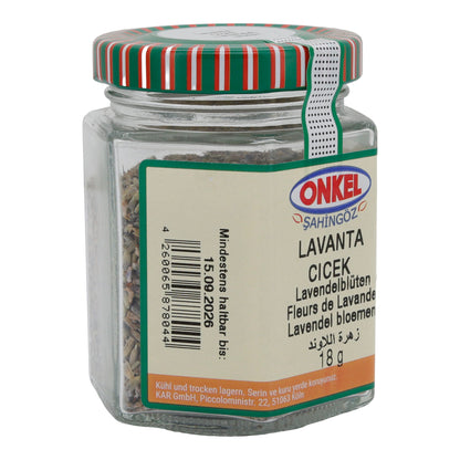 Lavendelbloemen ONKEL | Kruiden | Gedroogde lavendelbloemen | 18 g