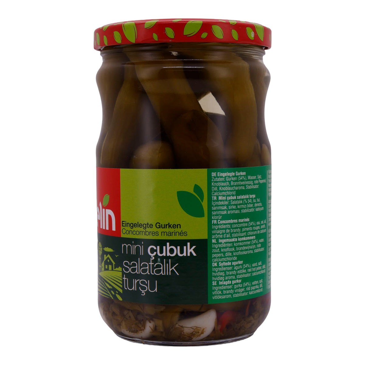 Gurken Selin | Eingelegt | Vielseitig verwendbar | 620g SELIN
