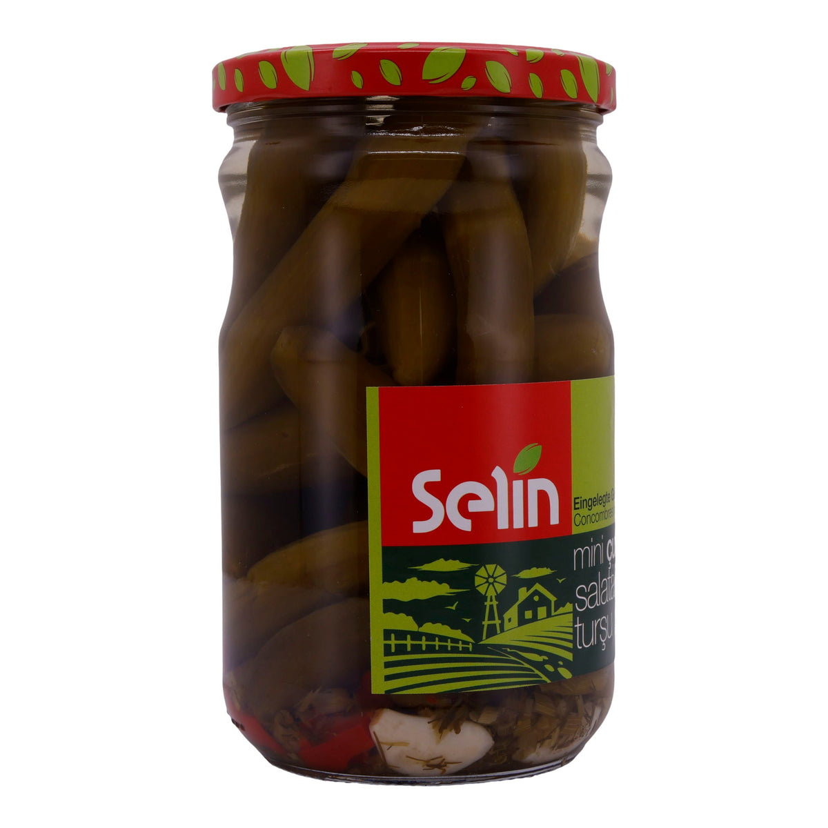 Gurken Selin | Eingelegt | Vielseitig verwendbar | 620g SELIN