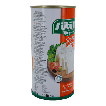 Weißkäse Sütüm Beyaz Peynir | Weißkäse in Salzlake | 55 % Fett i. Tr. | 1500 g