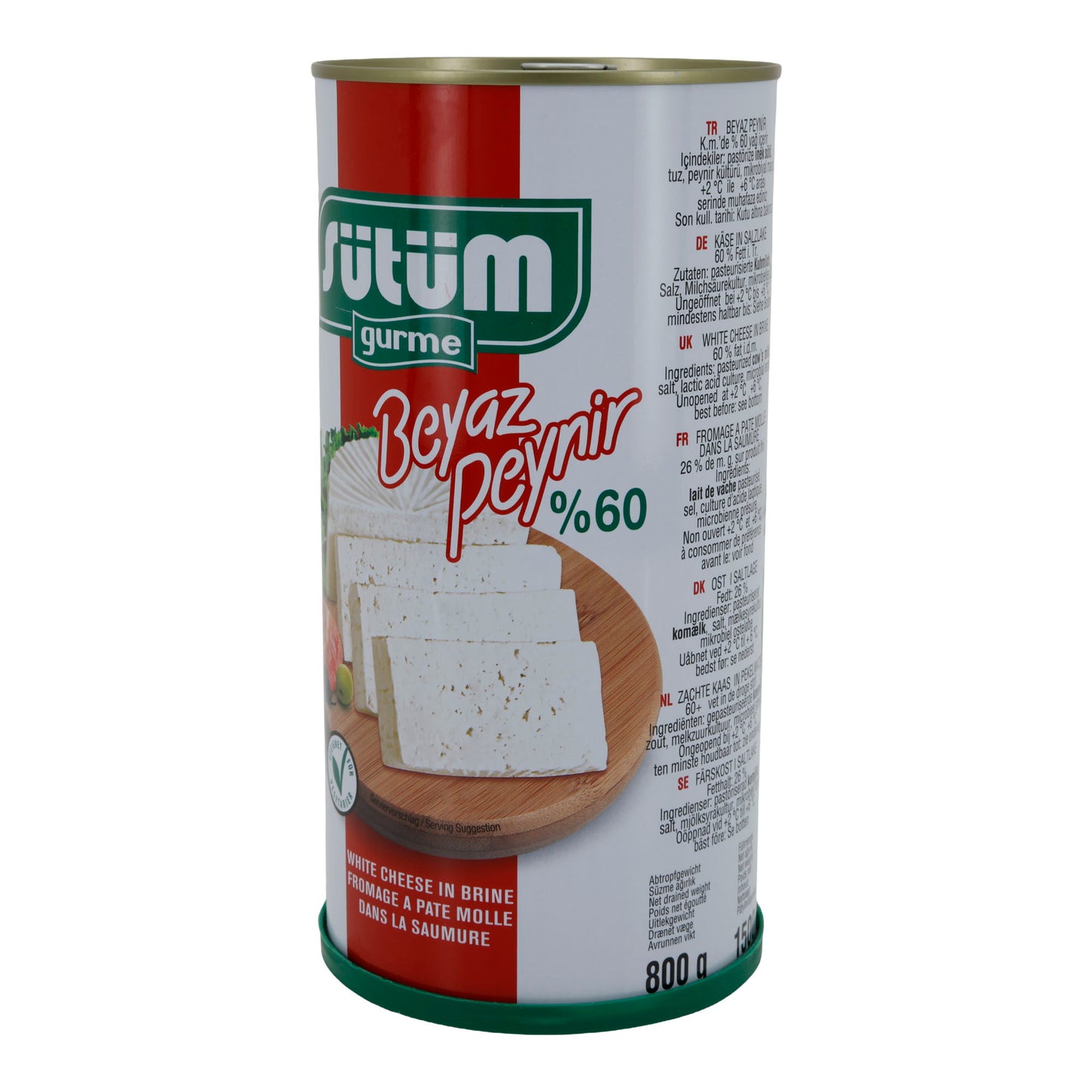 Weißkäse Sütüm Beyaz Peynir | Weißkäse in Salzlake | 60 % Fett i. Tr. | 1500 g