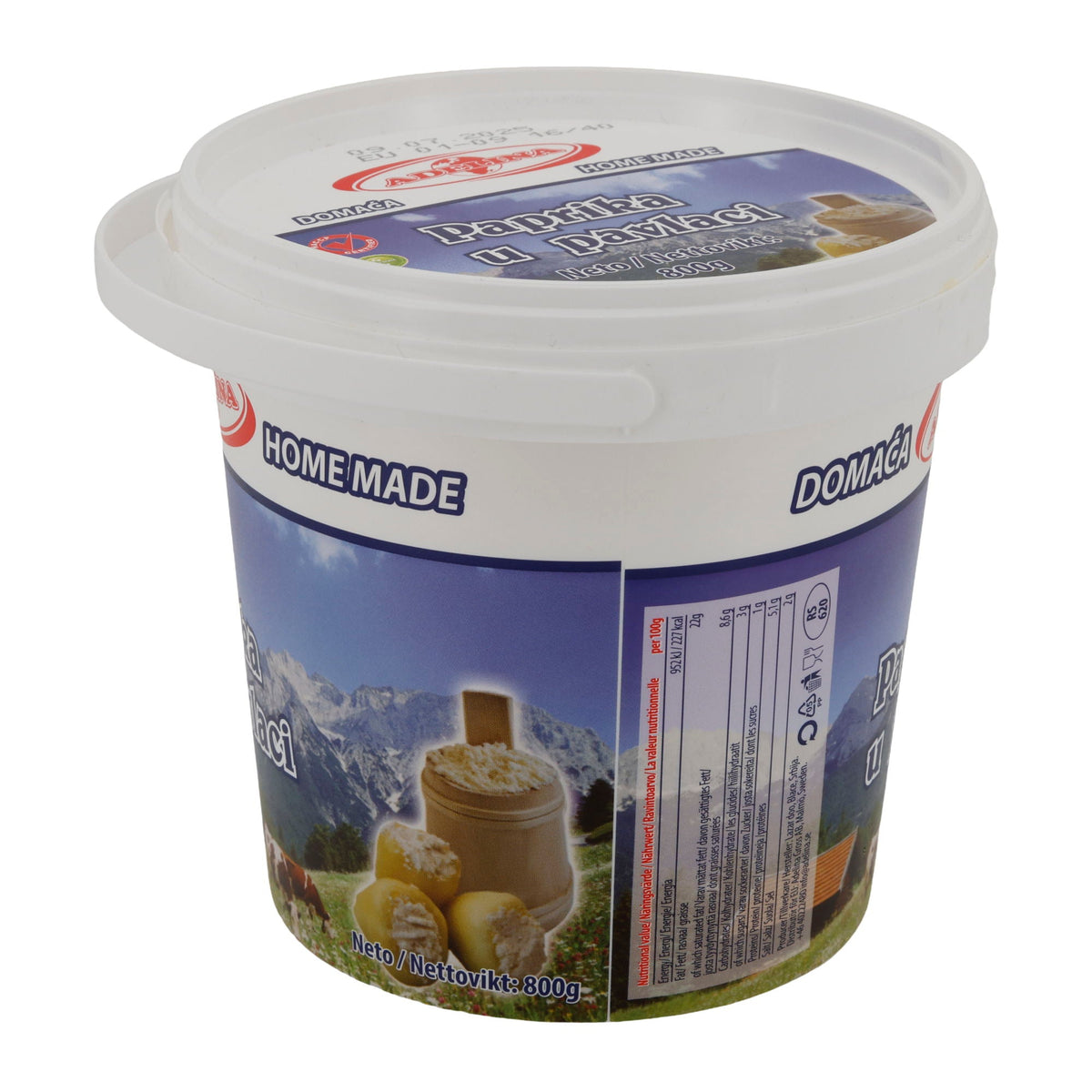 Paprika Adelina Paprika U Pavlaci | Paprika | Paprika in Sauerrahm | 800 g ADELINA