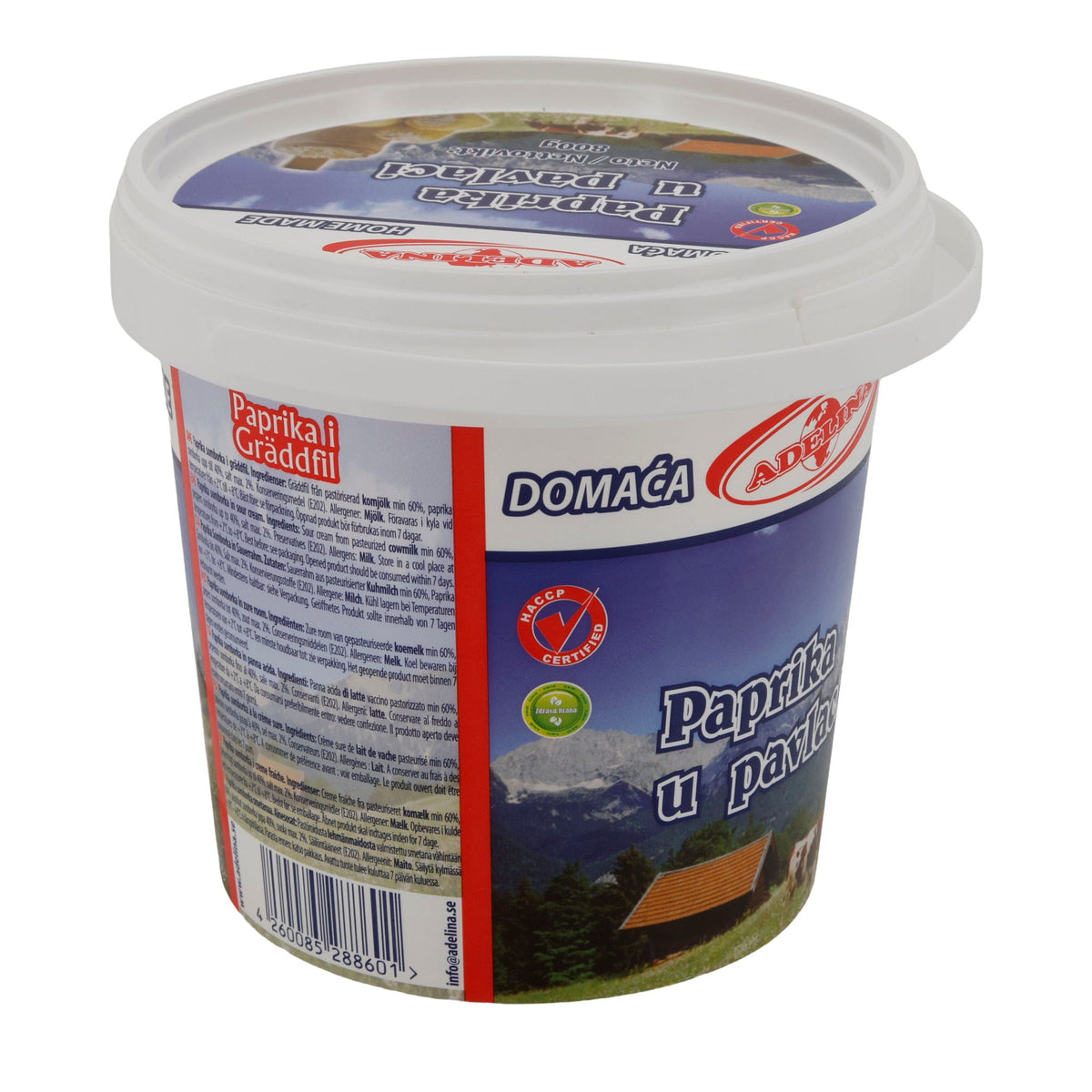 Paprika Adelina Paprika U Pavlaci | Paprika | Paprika in Sauerrahm | 800 g ADELINA