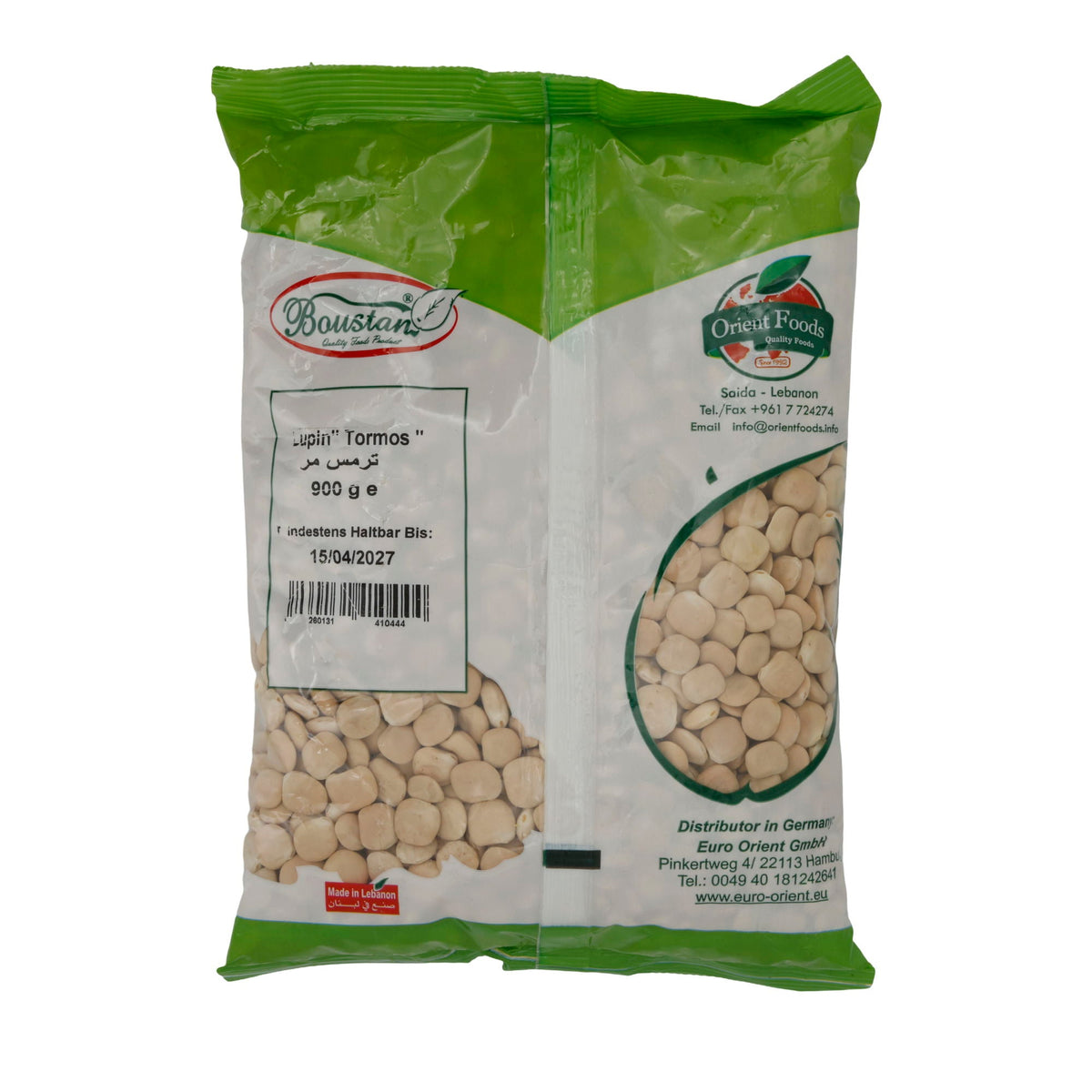 Hülsenfrucht Boustan | Lupinen „Tormos“ | Eiweißreich, gesunder Snack | 900 g