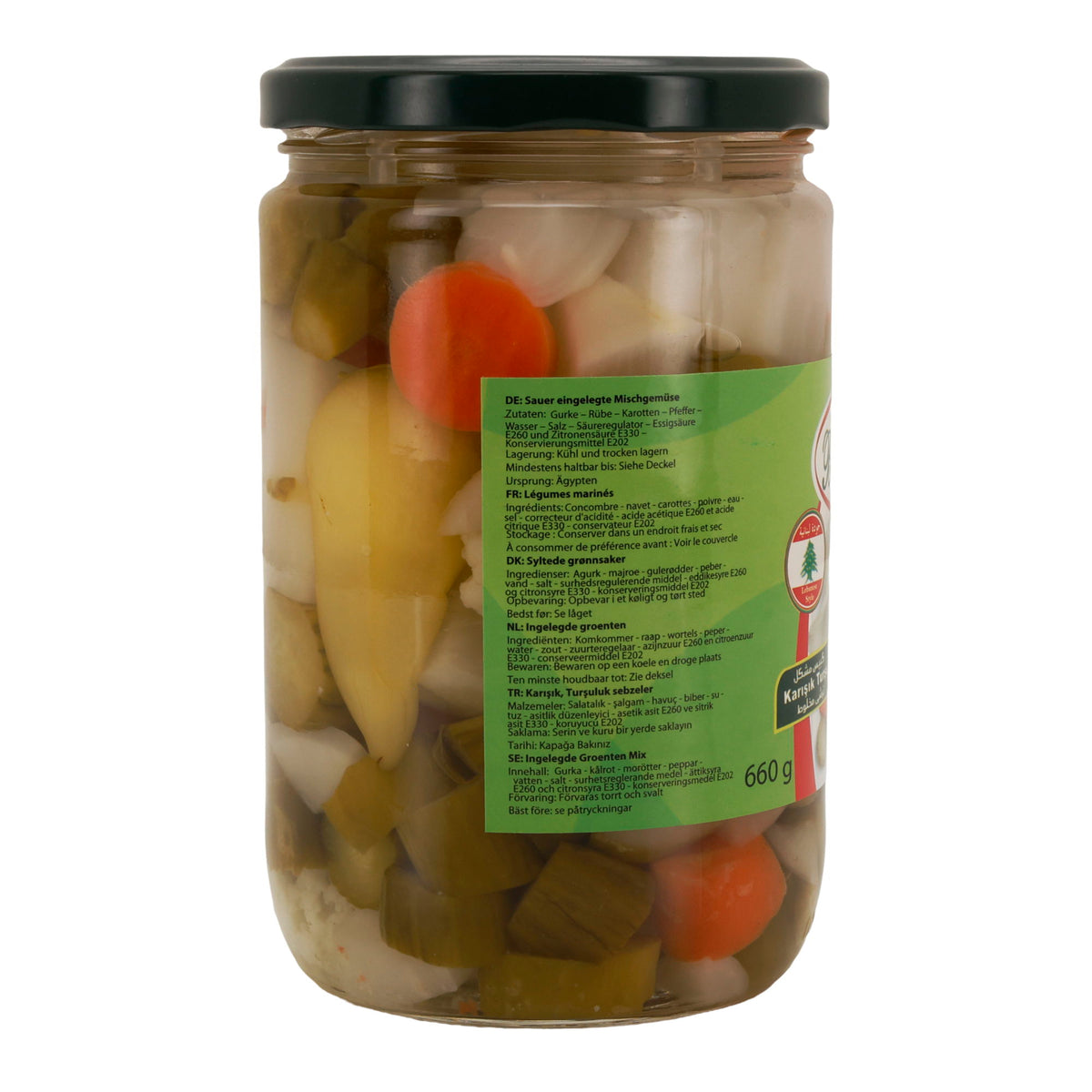 Eingelegtes Gemüse Boustan | Mixed Pickled Vegetables | Spezialität aus Ägypten | 660 g - Taste Your World
