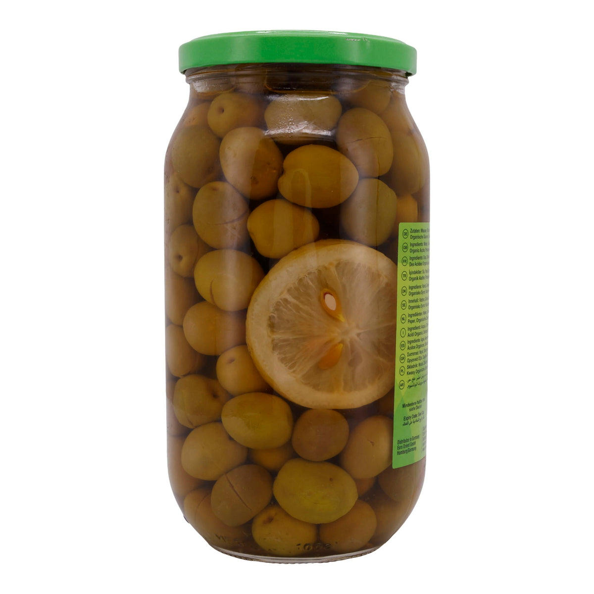 Grüne Oliven Boustan | Im Glas | 950 g – ohne Füllung