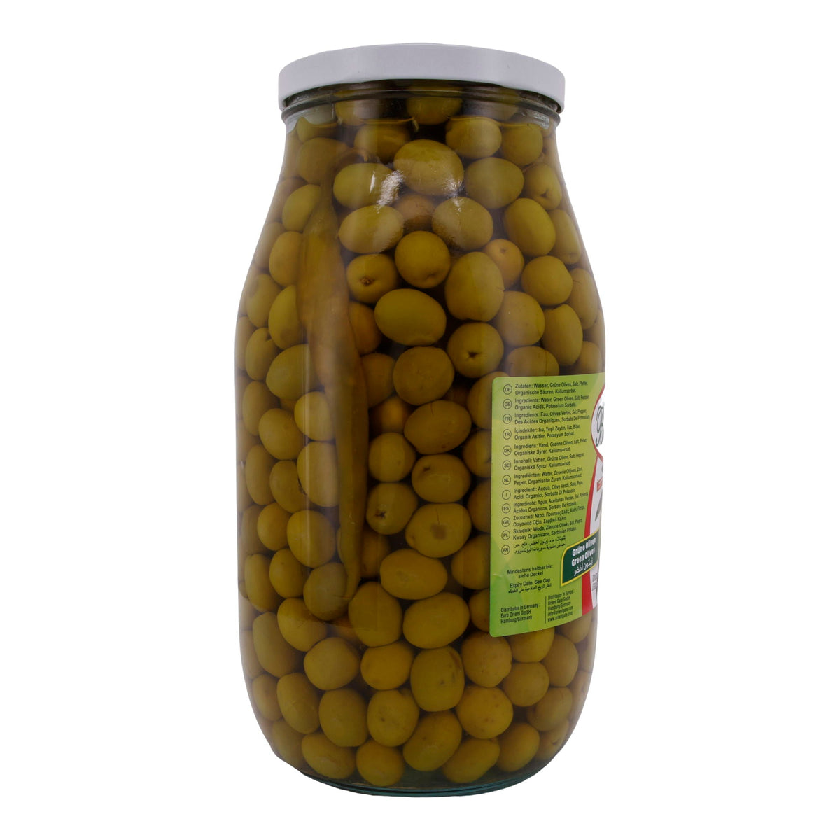 Grüne Oliven Boustan | Oliven | in Salzlake | 2750 g BOUSTAN