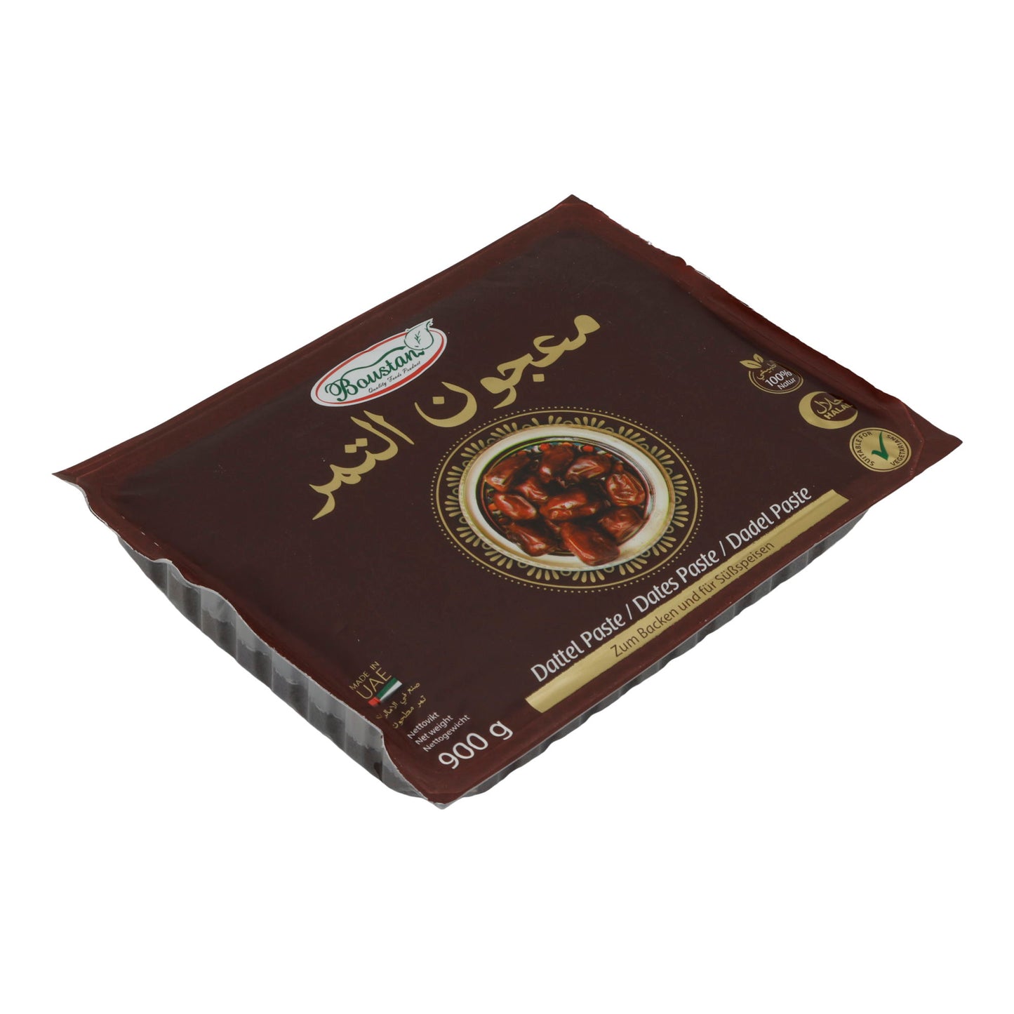 Dattelpasta Boustan | 100 % natuurlijk, om te bakken en voor zoetwaren | 900 g