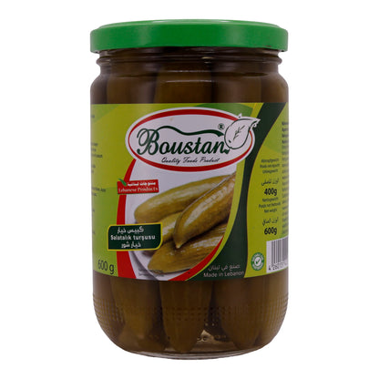 Gewürzgurken Boustan | Groenten | Knapperig en aromatisch uit Libanon | 600g