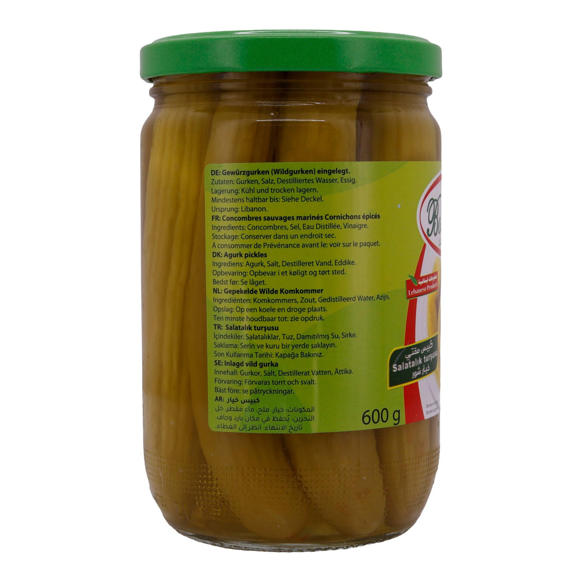 Gewürzgurken Boustan | Gurken | Eingelegt | 600 g BOUSTAN