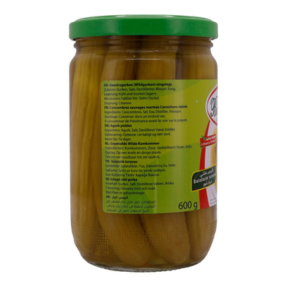 Gewürzgurken Boustan | Gurken | Eingelegt | 600 g