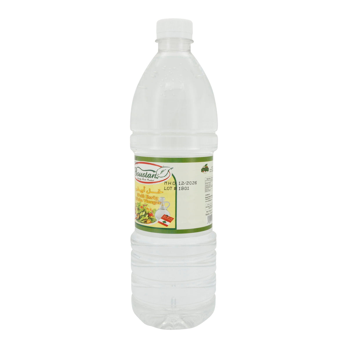 Weißweinessig Boustan | Mild-säuerlicher Essig | Für mediterrane Küche | 1 l