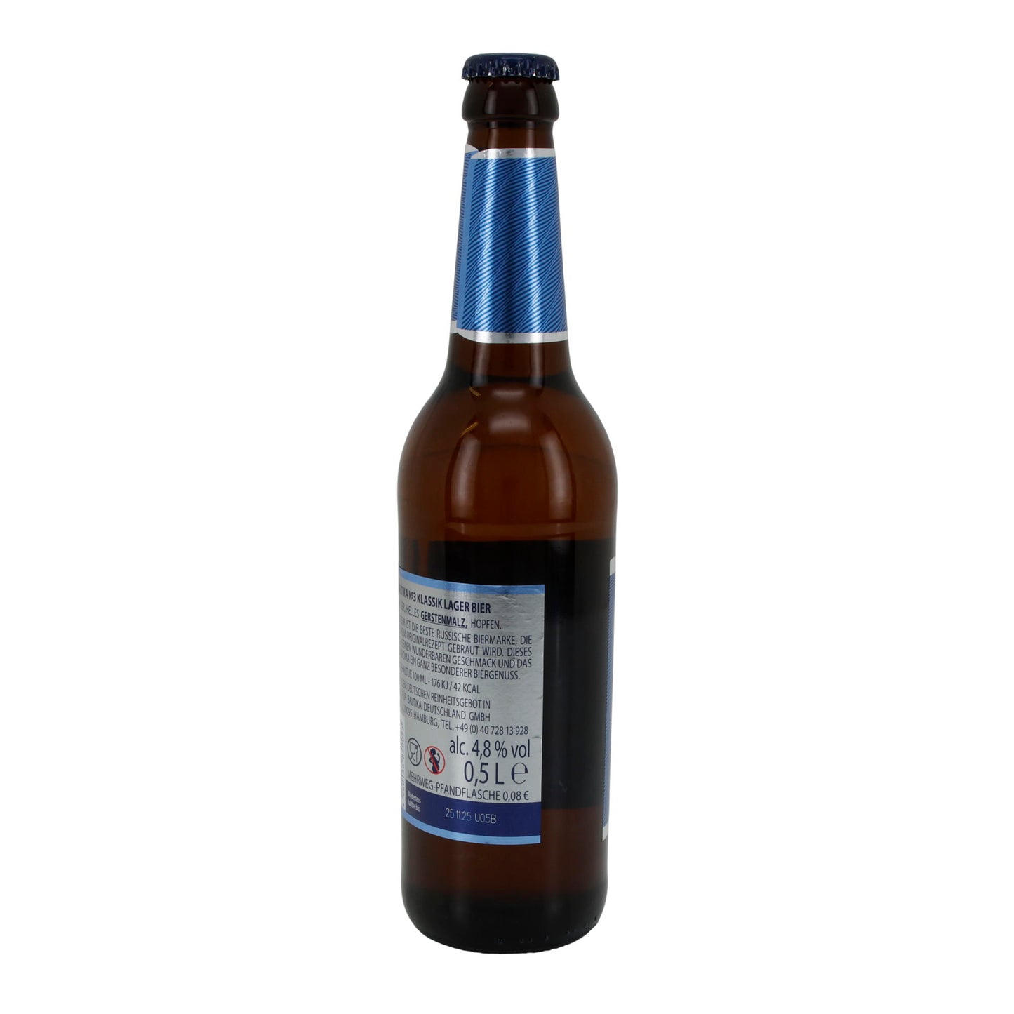 Russisch Lagerbier Baltika 3 Classic | Bier | 500 ml Fles