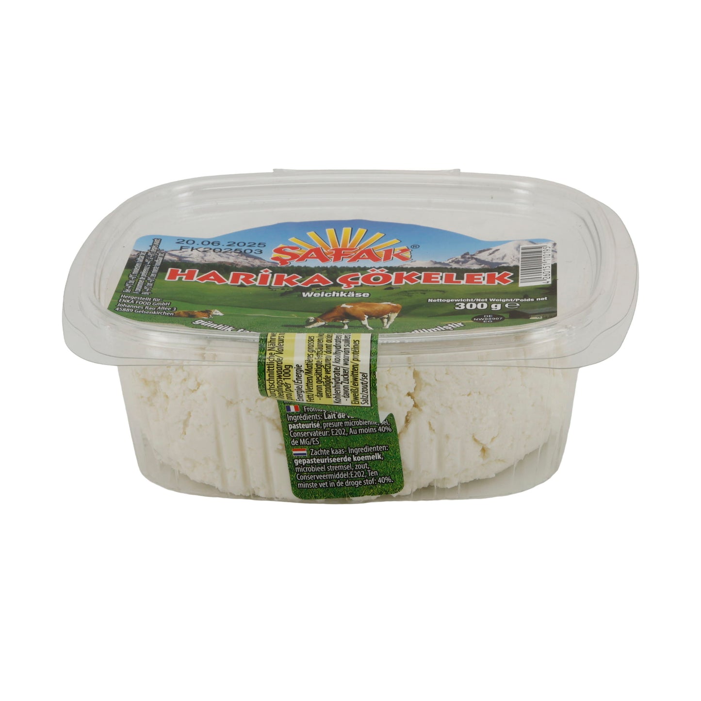 Weichkäse Şafak Harika Çökelek | Frisch | Aus Türkei | 300 g
