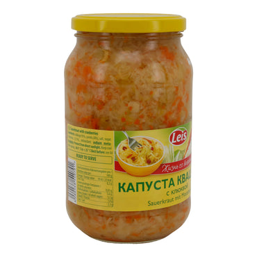 Zuurkool Leis | Zuurkool | met veenbessen/Kluekwoy | 880 g