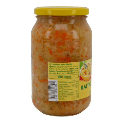 Zuurkool Leis | Zuurkool | met veenbessen/Kluekwoy | 880 g