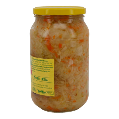 Zuurkool Leis | Zuurkool | met veenbessen/Kluekwoy | 880 g