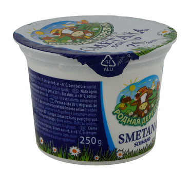 Sauerrahm Smetana Schmand | Sauerrahm | Cremoso per cucina dell'Europa orientale | 250 g