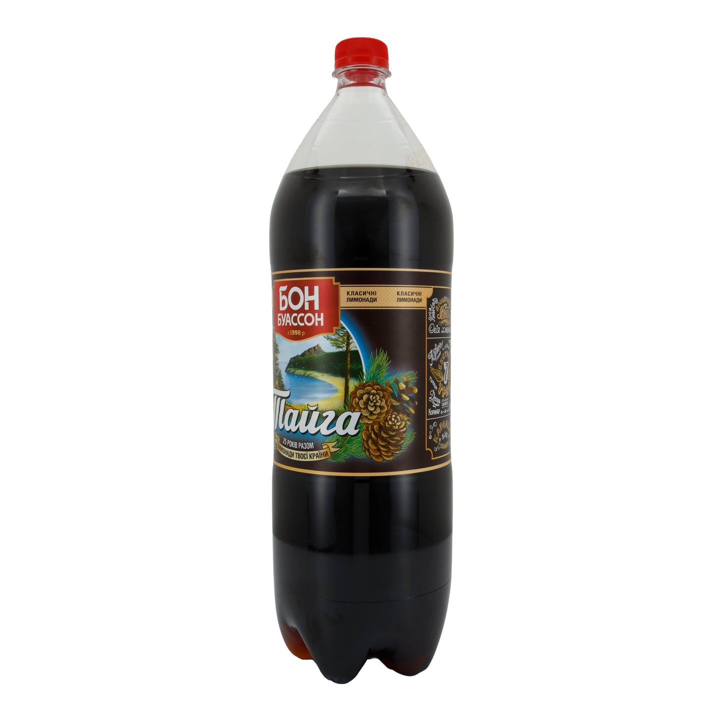 Taiga Bon Boisson | Erfrischungsgetränk | Traditionelle kohlensäurehaltige Erfrischung | 2 L