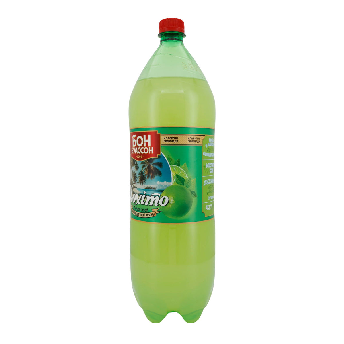 Erfrischungsgetränk Mojito Bon Boisson | Alkoholfrei | Mit Minz- und Limettengeschmack | 2 L