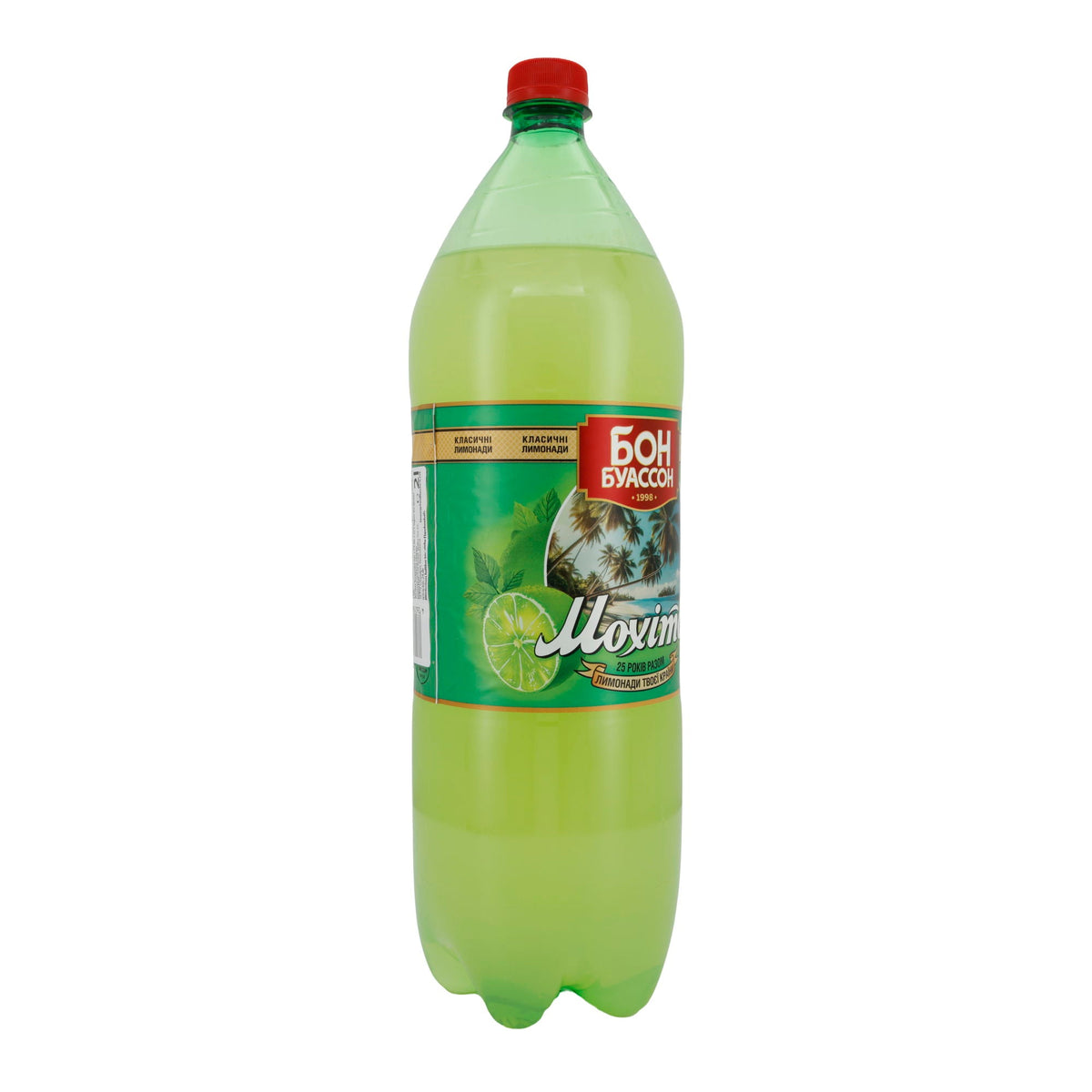 Erfrischungsgetränk Mojito Bon Boisson | Alkoholfrei | Mit Minz- und Limettengeschmack | 2 L