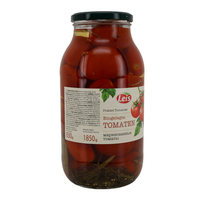 Leis | Eingelegte Tomaten | Würzig eingelegte ganze Tomaten im Glas | 1850 g