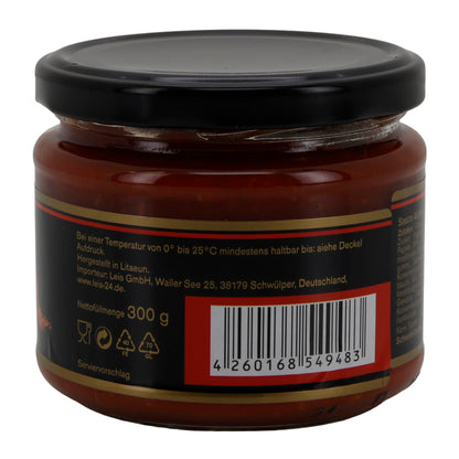 Leis Adjika | extra scharfe Würzsauce | mit Chili & Knoblauch | 300 g