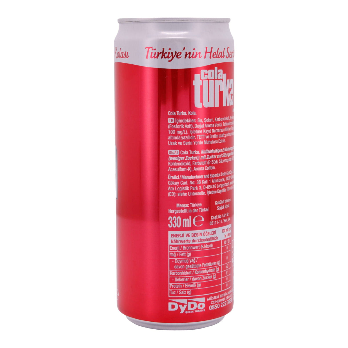 Erfrischungsgetränk Cola Turka | Halal | 330 ml