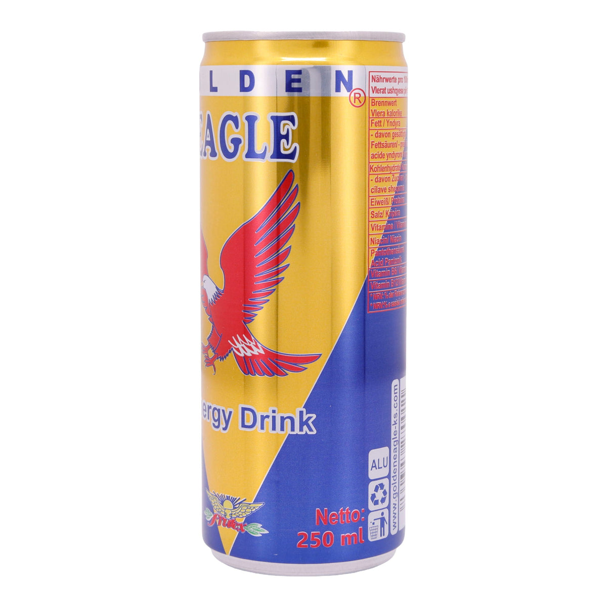 Energy Drink Golden Eagle | Getränk | Mit Koffein und Taurin | 250ml GOLDENEAGLE