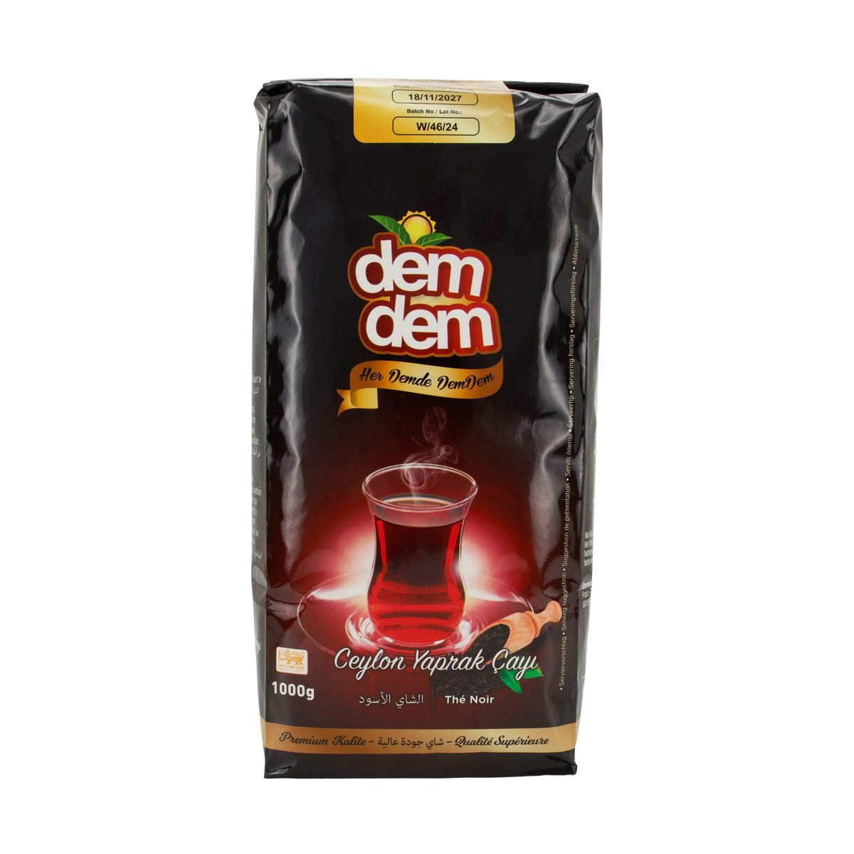 Ceylon Schwarzer Tee Dem Dem | Schwarz-Tee | Loser Blatttee | 1000 g - Taste Your World