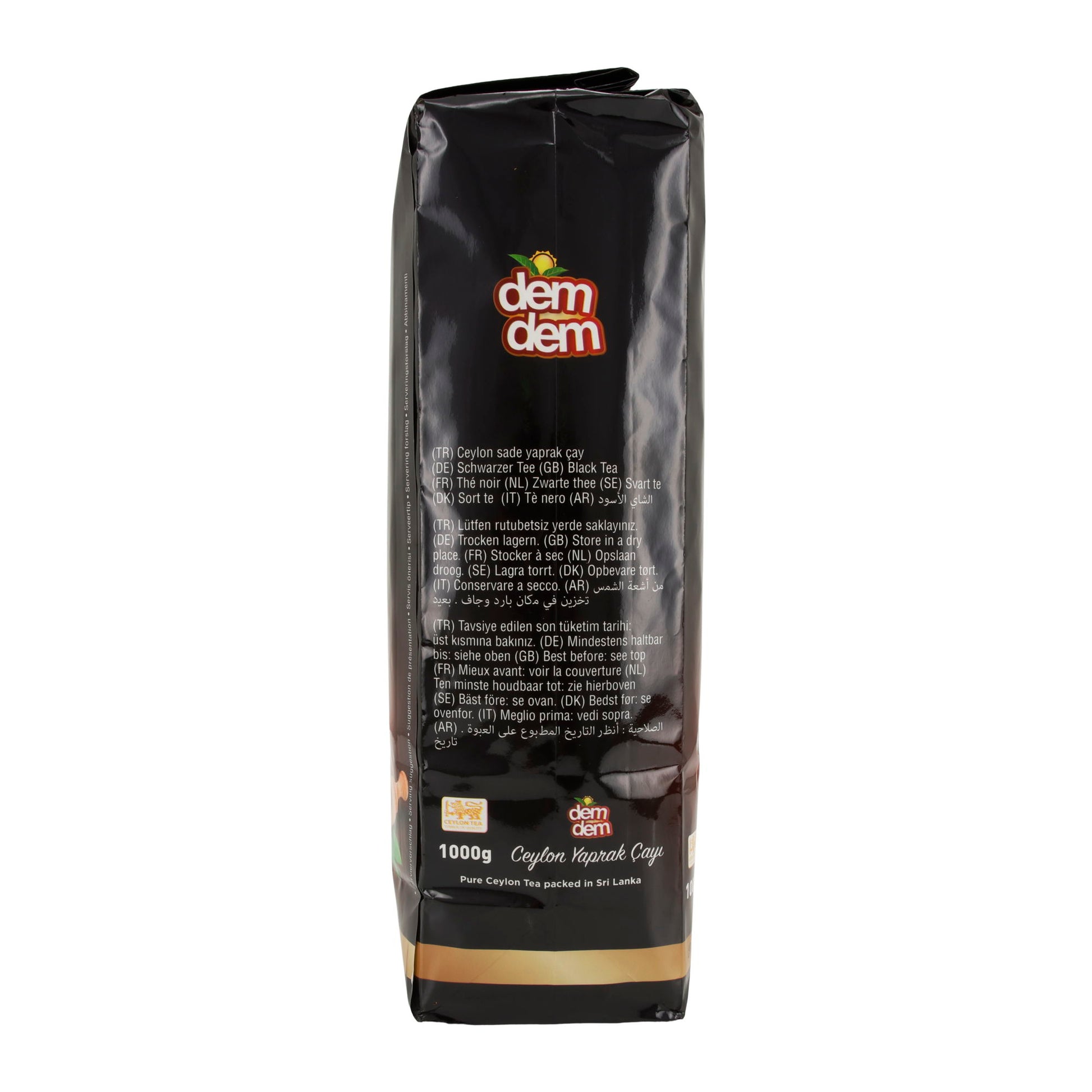 Ceylon Schwarzer Tee Dem Dem | Schwarz-Tee | Loser Blatttee | 1000 g - Taste Your World