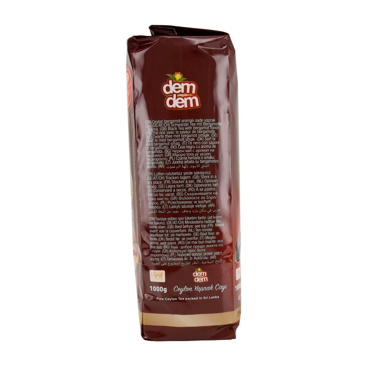 Ceylon Schwarzer Tee Bergamotte Dem Dem | Schwarz-Tee | Aromatisiert | 1000 g