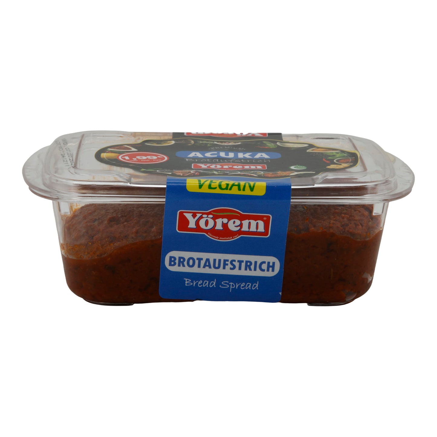 Brotaufstrich Yörem Acuka | Brotaufstrich | Würziger Paprika-Walnuss-Aufstrich | 200 g