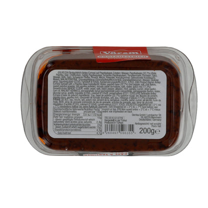 Brotaufstrich Yörem Antep Ezmesi | Brotaufstrich | Würzig-pikanter Paprika-Walnuss-Dip | 200 g