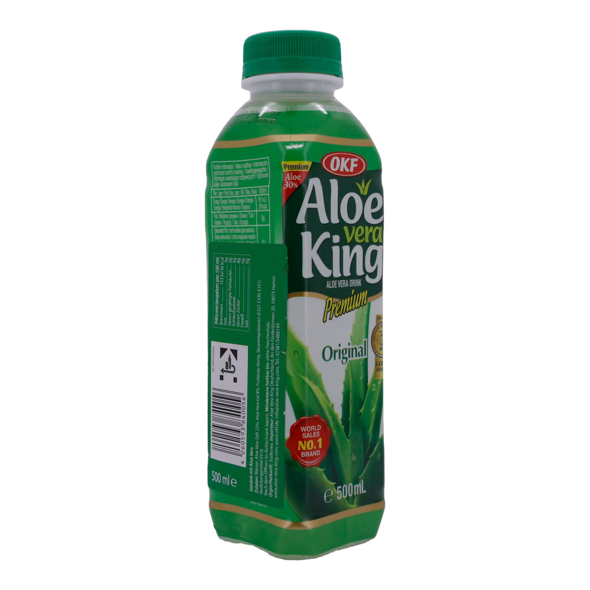 Aloe Vera Drink OKF | Aloe Vera King Original | Erfrischend, Premium | 500 ml OKF