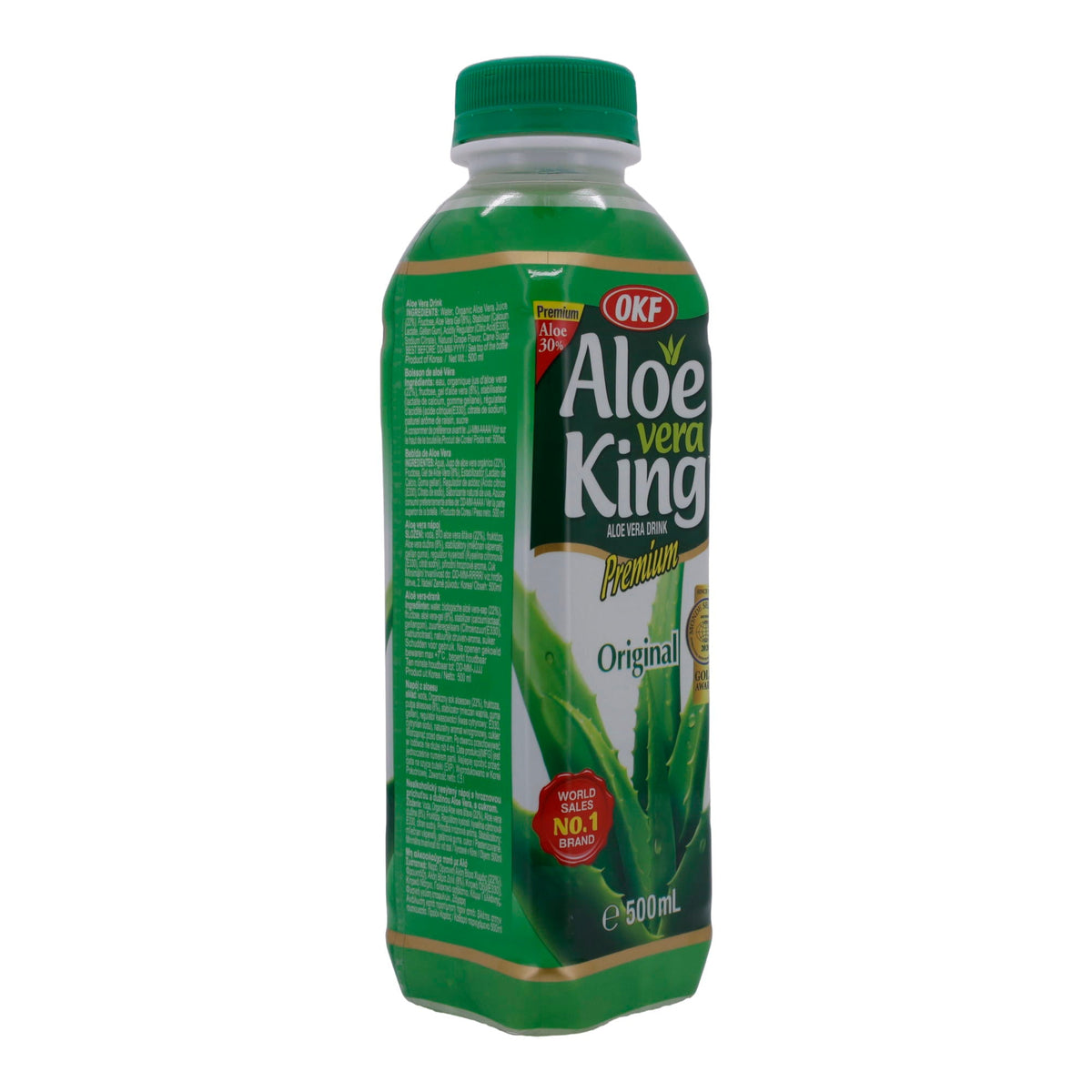 Aloe Vera Drink OKF | Aloe Vera King Original | Erfrischend, Premium | 500 ml OKF