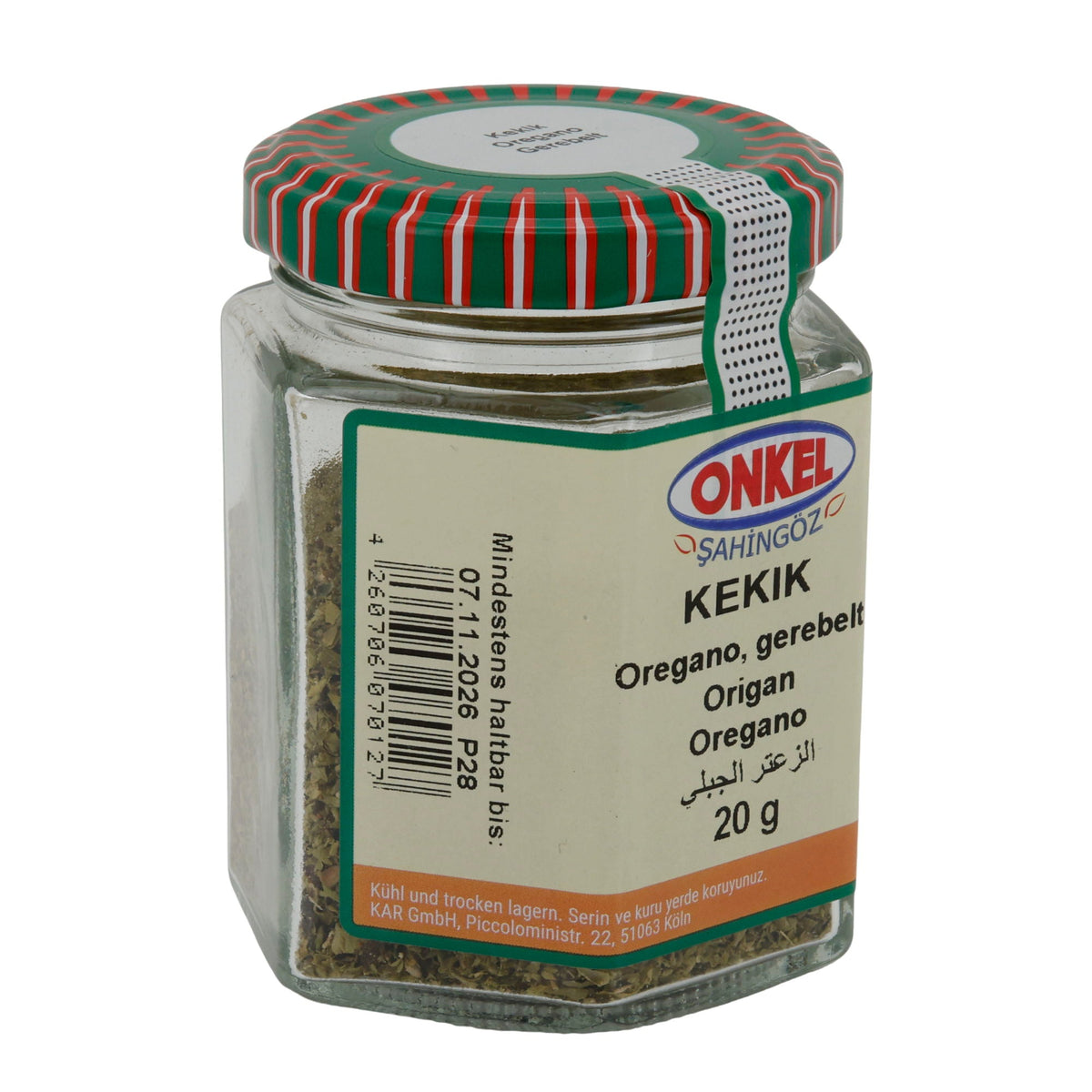 Oregano Onkel Kekik | Gewürz | gerebelt | 20 g