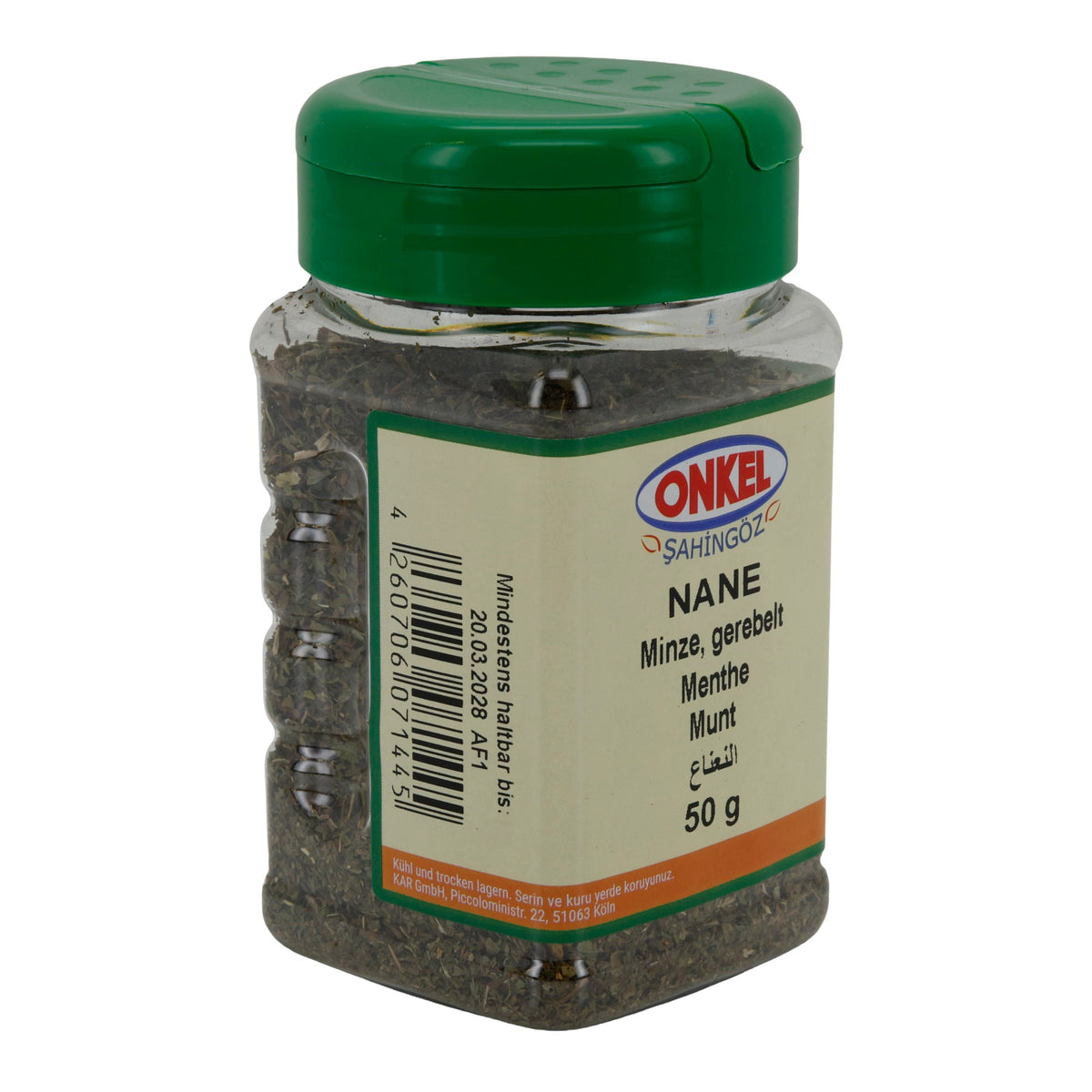 Minze Onkel Şahingöz Nane | Gewürz | Gerebelt | 50 g ONKEL SAHINGÖZ