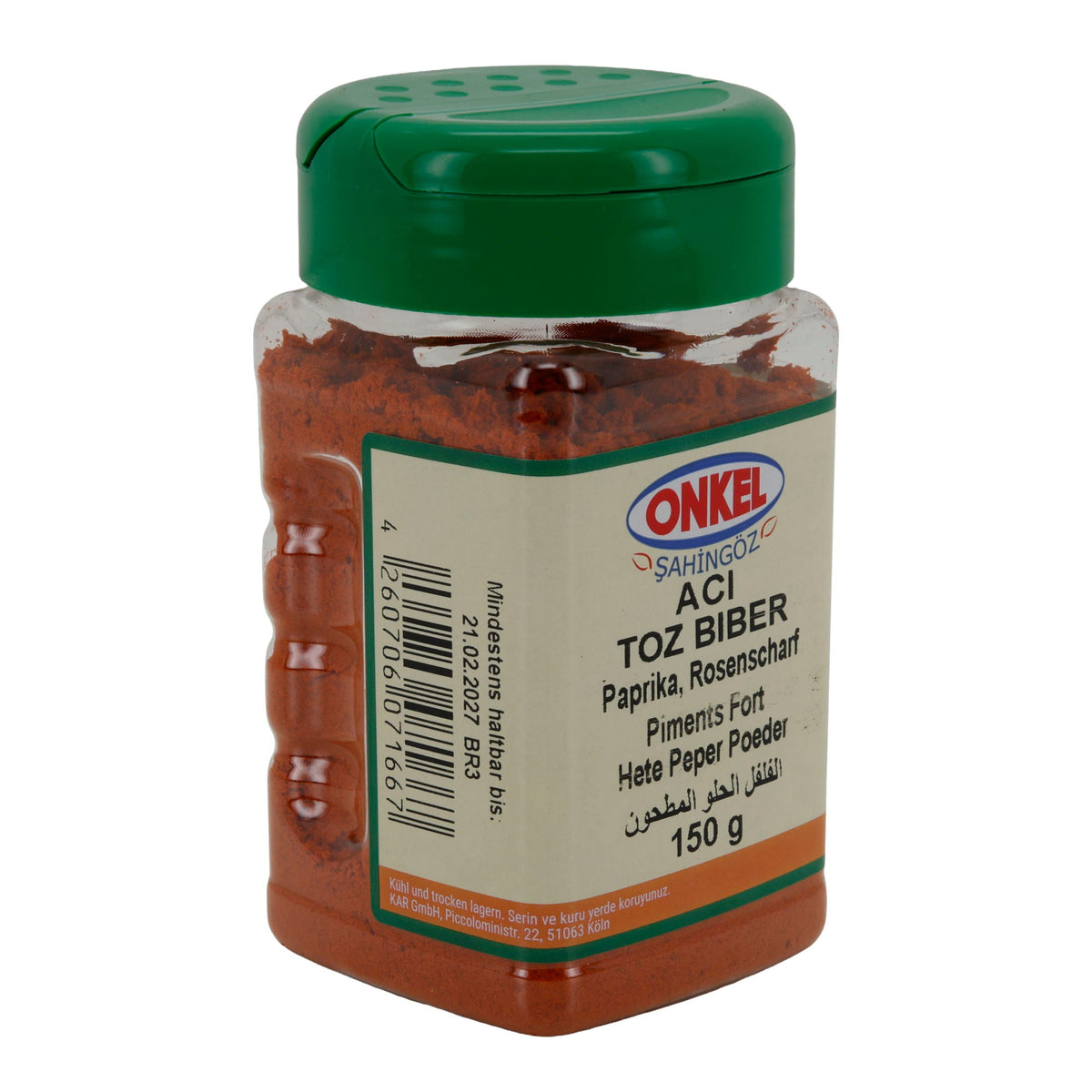 Paprika Onkel Şahingöz Acı Toz Biber | Gewürz | Rosenscharf | 150 g ONKEL SAHINGÖZ