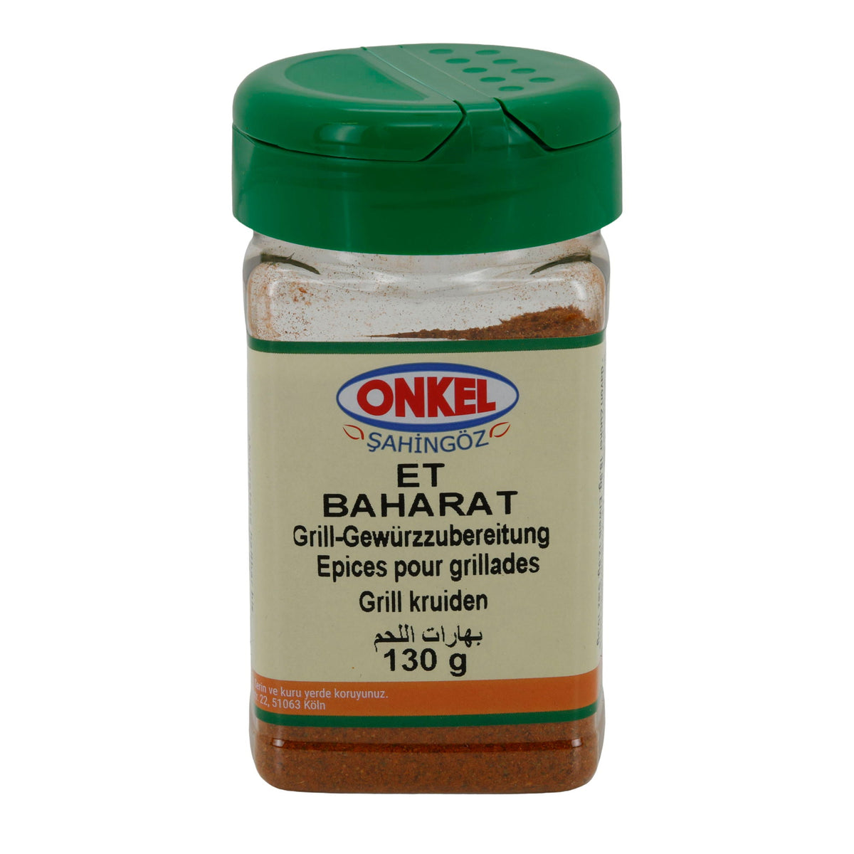 Grill-Gewürzzubereitung Onkel Şahingöz Et Baharat | Gewürz | 130 g ONKEL SAHINGÖZ