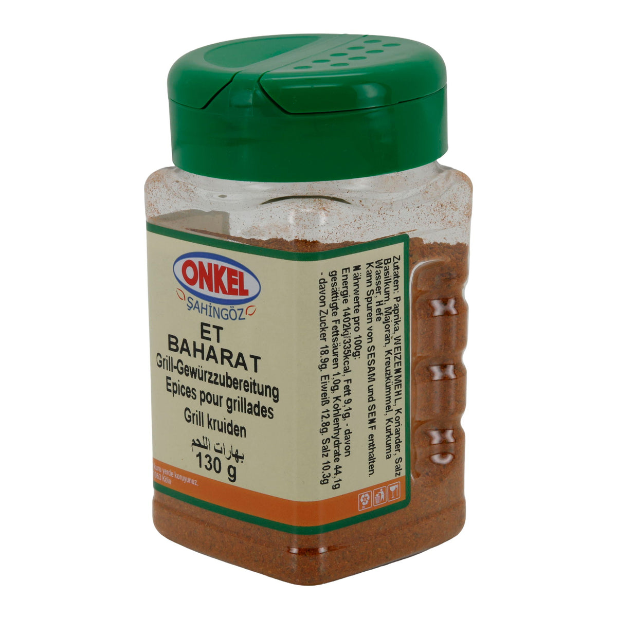 Grill-Gewürzzubereitung Onkel Şahingöz Et Baharat | Gewürz | 130 g ONKEL SAHINGÖZ