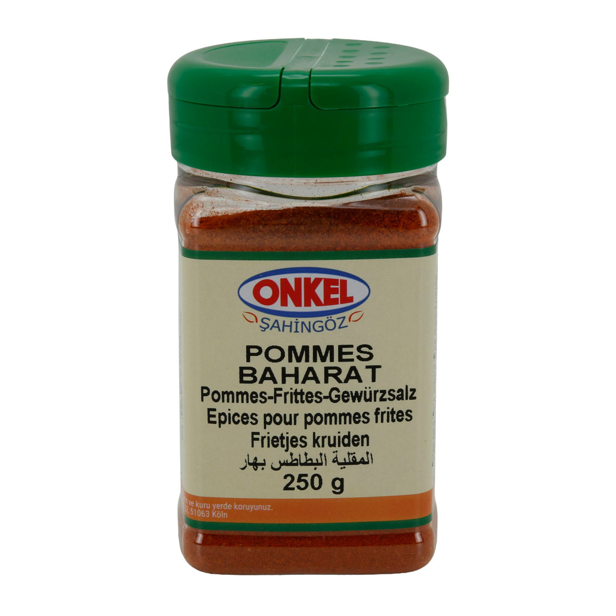 Pommes-Frites-Gewürzsalz Onkel Şahingöz Pommes Baharat | Gewürz | 250 g ONKEL SAHINGÖZ