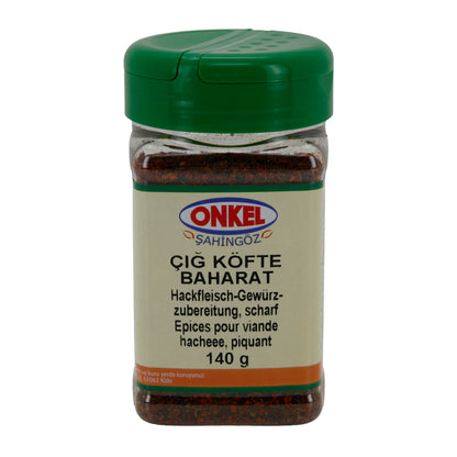 Minced Meat Spice Mix Uncle Şahingöz Çiğ Köfte Spice | Spice | Spicy | 140 g