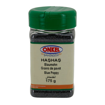 Blaumohn Onkel Haşhaş | Samen | Nussiges Aroma | 175 g ONKEL SAHINGÖZ