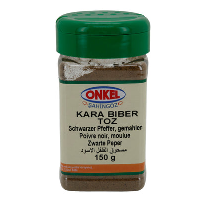 Zwarte peper gemalen Onkel Kara Biber Toz | Kruiden | 150 g