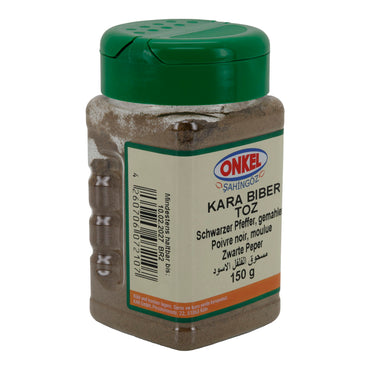 Zwarte peper gemalen Onkel Kara Biber Toz | Kruiden | 150 g