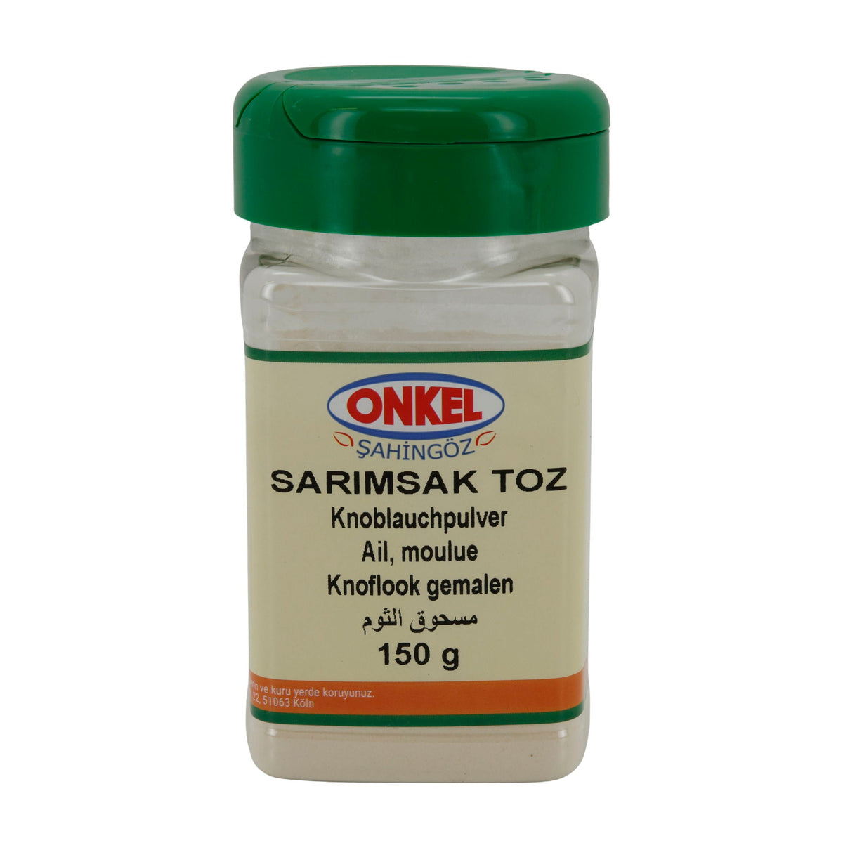 Knoblauchpulver Onkel Sarımsak Toz | Gewürz | Gemahlen | 150 g ONKEL SAHINGÖZ